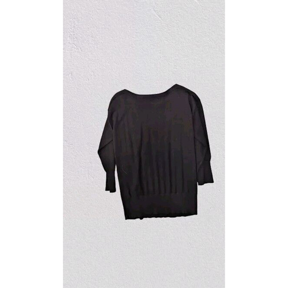 Apt 9 Black Small Sweater NWT 3/4 Sleeve Classic - Picture 4 of 7